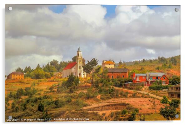 Rural Madagascar Acrylic by Margaret Ryan