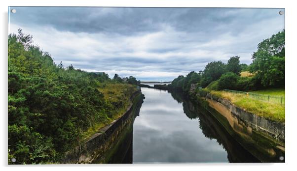 Donegal, River Erne Ballyshannon Acrylic by Margaret Ryan