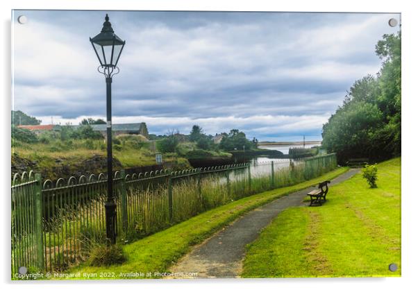 Donegal, Riverside Walk Ballyshannon Acrylic by Margaret Ryan