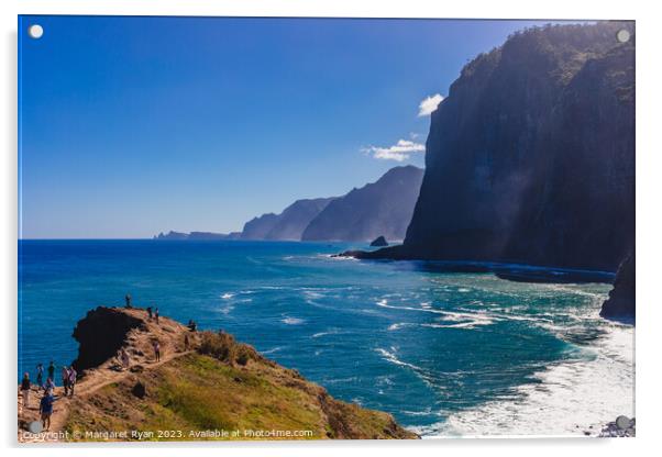 Madeira's Northern Coast  Acrylic by Margaret Ryan