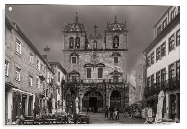 Braga Cathedral  Acrylic by Margaret Ryan