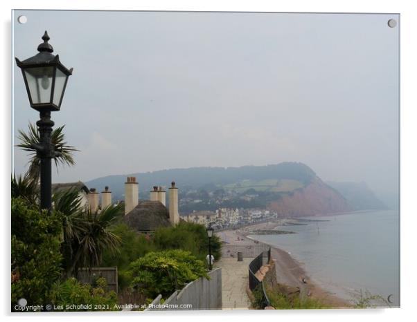 Sidmouth Acrylic by Les Schofield