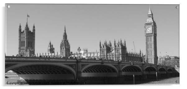 Westminster and Big Ben  Acrylic by Les Schofield