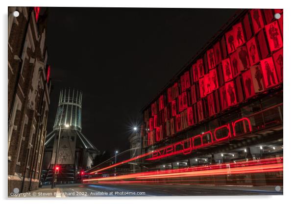 Everyman theatre liverpool  Acrylic by Steven Blanchard