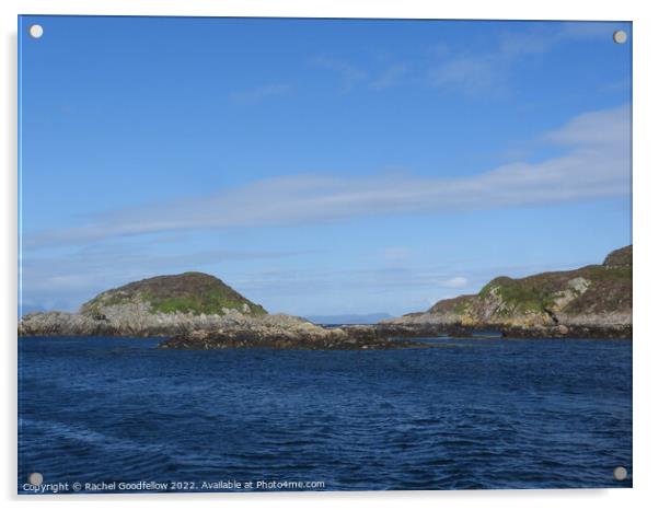 Scottish Isles Acrylic by Rachel Goodfellow