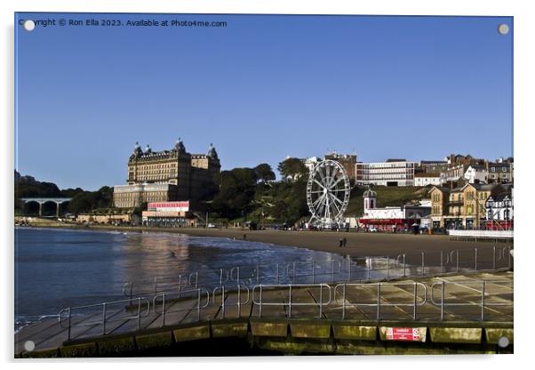 The Seafront Scarborough  Acrylic by Ron Ella