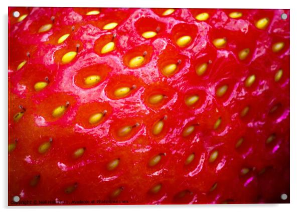 Strawberry Acrylic by Neil Hall