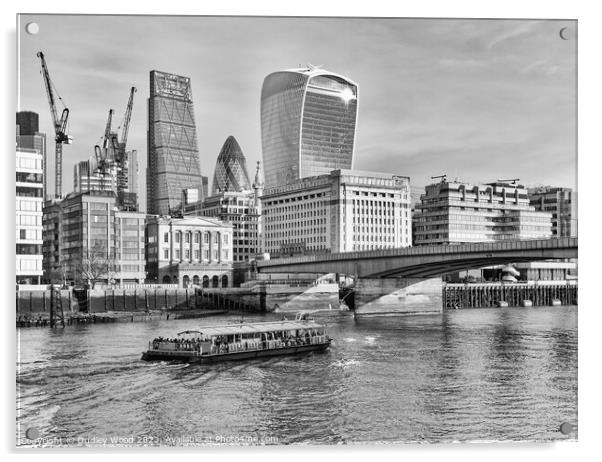 City of London Acrylic by Dudley Wood