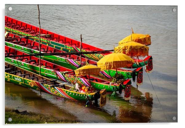 Decorated for the Festival Acrylic by Ian Miller