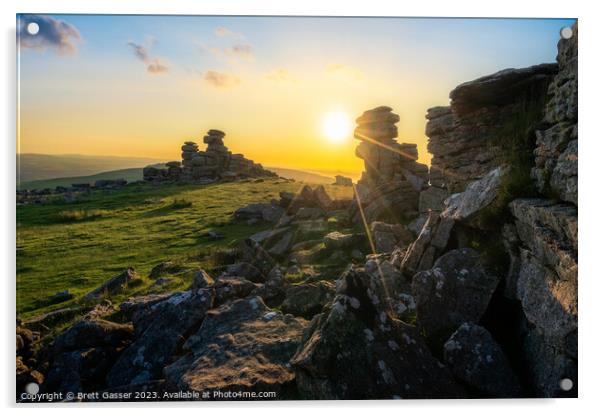 Great Staple Tor Acrylic by Brett Gasser