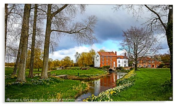 Bintree Mill Norfolk Acrylic by GJS Photography Artist