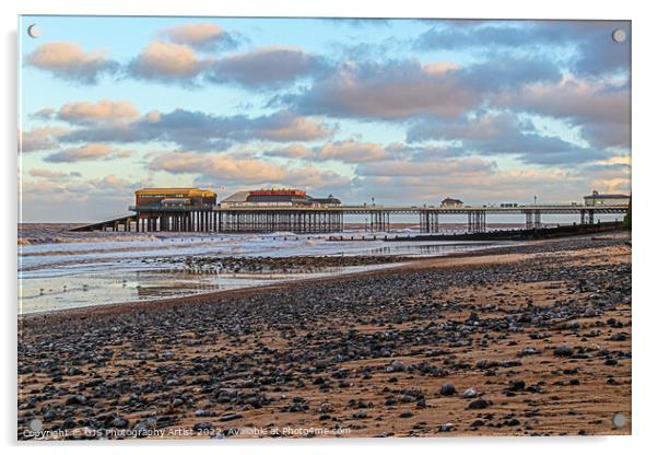 Cromer Pier From The Beech Acrylic by GJS Photography Artist