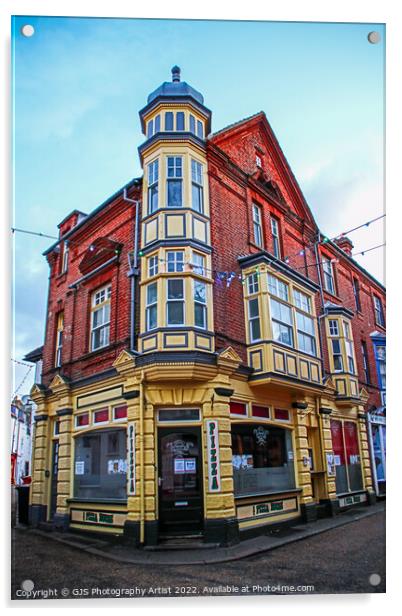 Victorian Building Acrylic by GJS Photography Artist