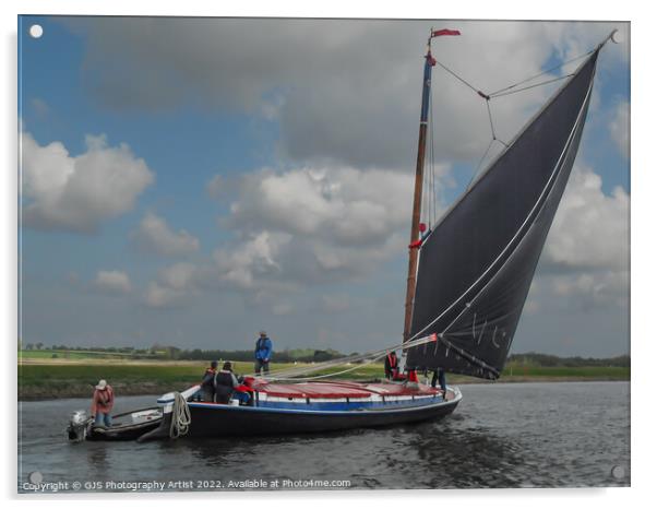 Working on the Wherry Albion Acrylic by GJS Photography Artist