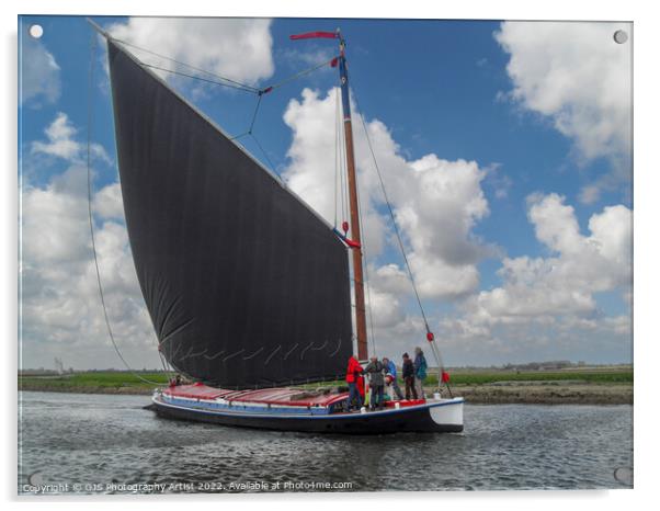 Majestic Wherry Albion Acrylic by GJS Photography Artist