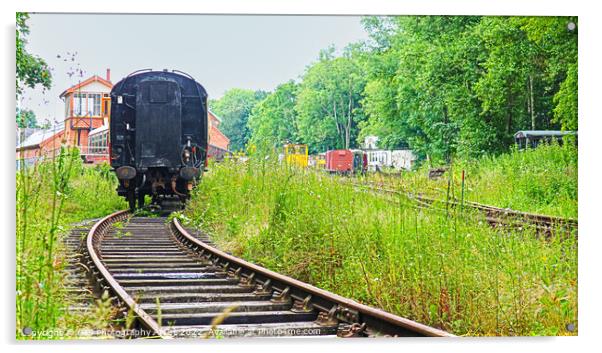 Rails Bend Acrylic by GJS Photography Artist