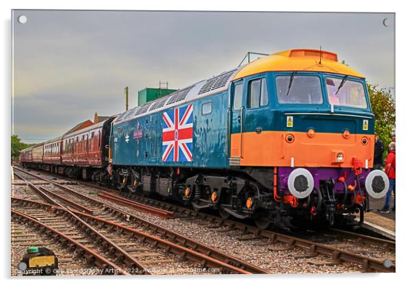 Mid Norfolk Railway’s County of Essex Livery Acrylic by GJS Photography Artist