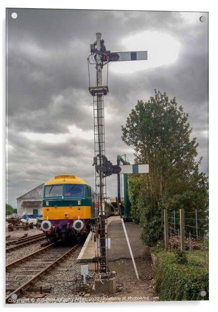  County of Essex MNR Platform Signal Acrylic by GJS Photography Artist