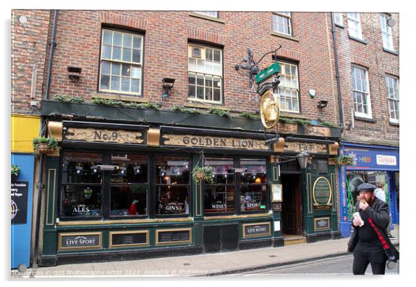 Golden Lion York and the PieMan Acrylic by GJS Photography Artist