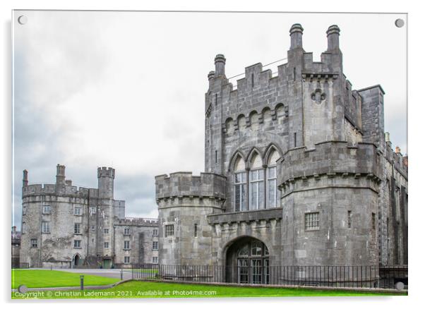 Kilkenny Castle, Kilkenny, Ireland Acrylic by Christian Lademann