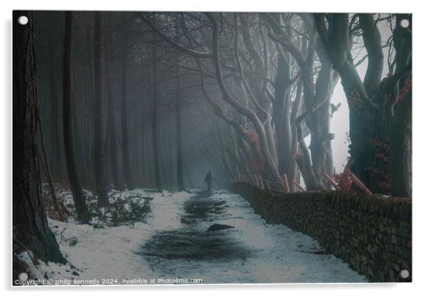 Upper Moor Acrylic by philip kennedy