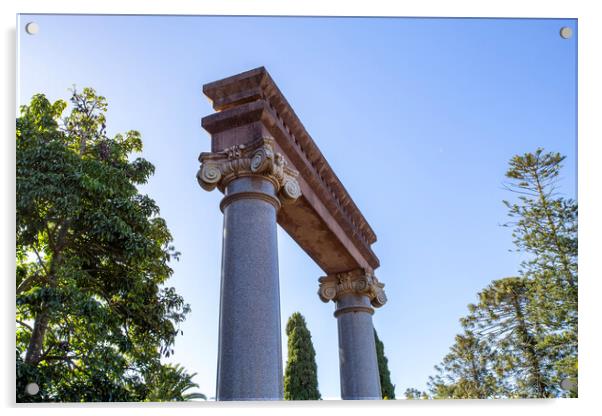 Toowoomba Column Arch on the Botanic Gardens Acrylic by Antonio Ribeiro