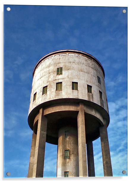 Old Tower Acrylic by Ferenc Kalmar