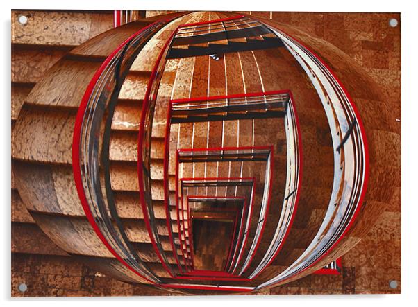 Down labyrinth Acrylic by Ferenc Kalmar