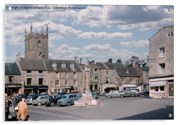 Stow on the Wold Cotswolds 1950s Acrylic by Bygone Images