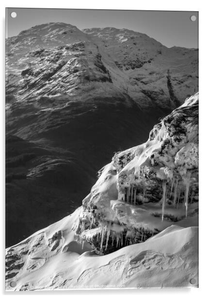 Ice Mountain Acrylic by Ivor Bond