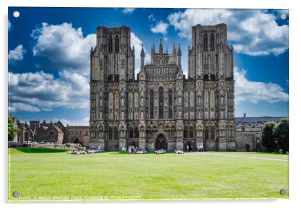 The Heavenly Wells Cathedral Acrylic by Roger Mechan