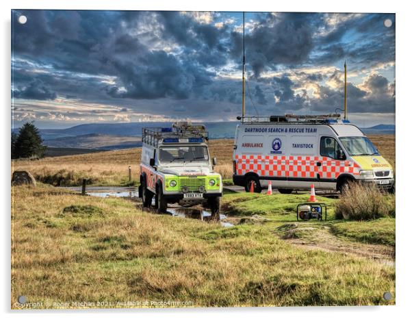 Dartmoor's Lifesavers Acrylic by Roger Mechan