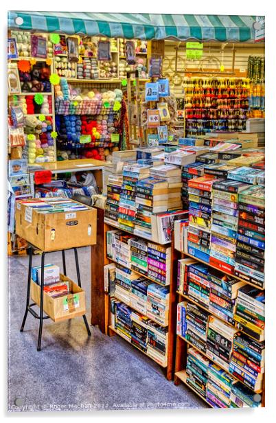 Vibrant Paperback Haven Acrylic by Roger Mechan