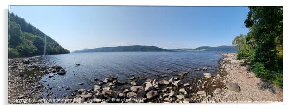 Loch Ness Coastline  Acrylic by Amy Winstanley