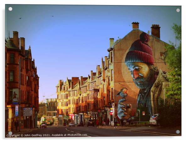 High Street, Glasgow Acrylic by John Godfrey Photography