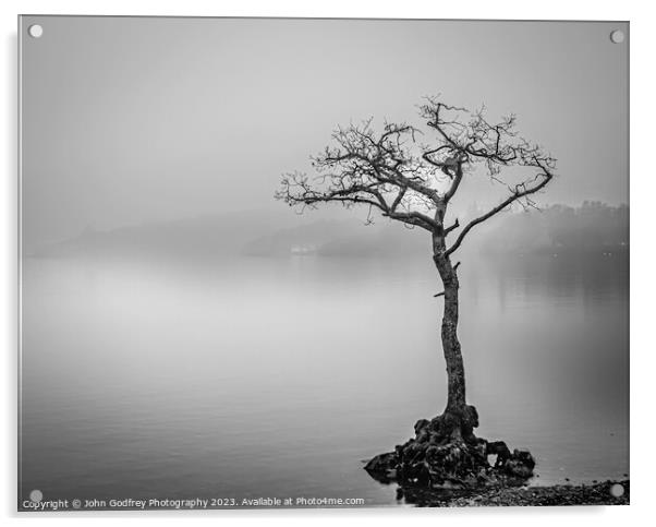 Milarrochy Lone Tree Acrylic by John Godfrey Photography