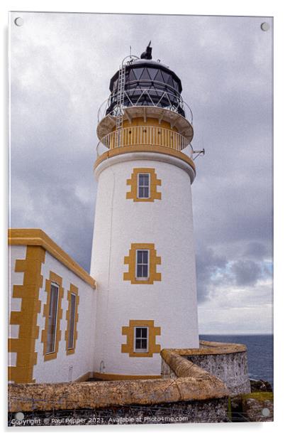 Lighthouse at Neist Point  Acrylic by Paul Pepper