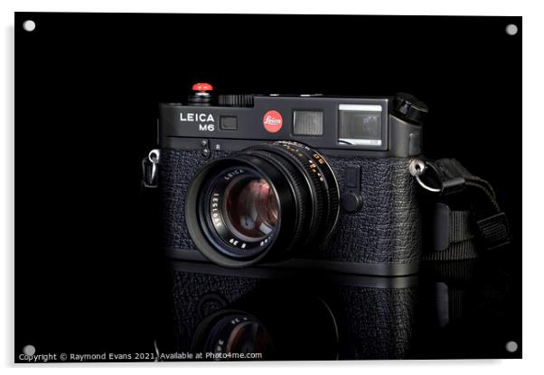 Leica M6 vintage camera Acrylic by Raymond Evans