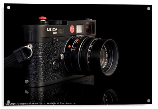 Leica M6 vintage camera Acrylic by Raymond Evans