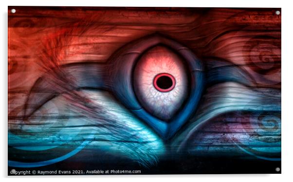 Abstract eye Acrylic by Raymond Evans