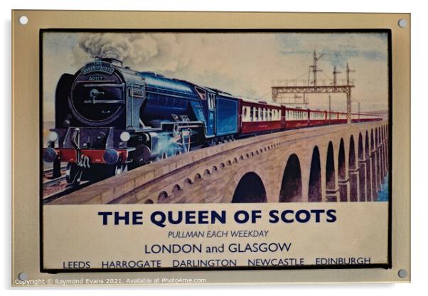 Queen if Scots Acrylic by Raymond Evans