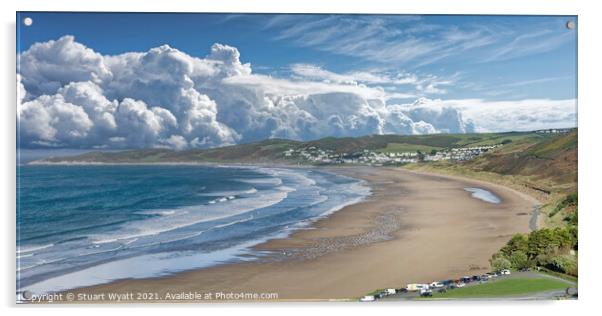 Woolacombe Acrylic by Stuart Wyatt