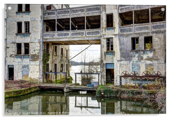 Abandoned Factory Acrylic by Stuart Wyatt
