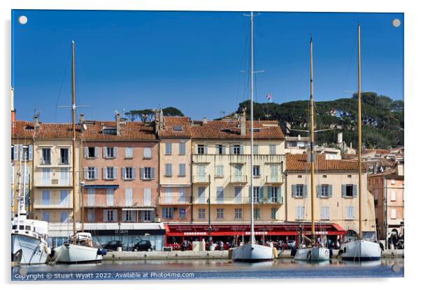Saint Tropez Acrylic by Stuart Wyatt