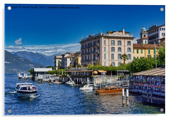 Bellagio, Lake Como Acrylic by Stuart Wyatt