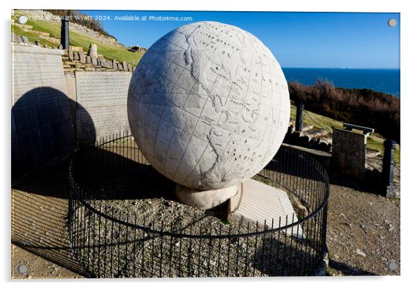 Swanage Great Globe Acrylic by Stuart Wyatt