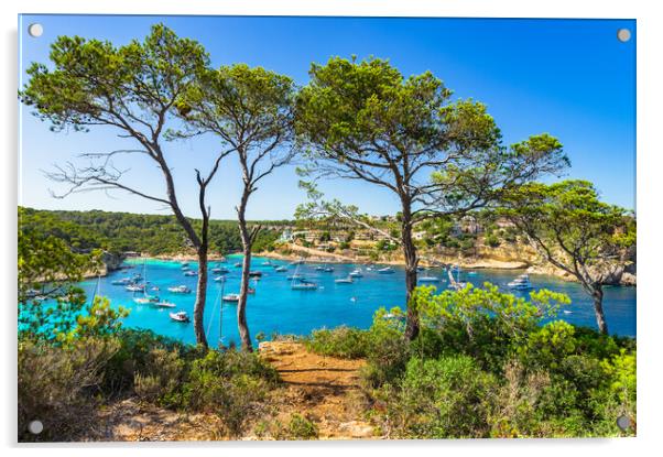 Idyllic island scenery of Portals Vells, Majorca Acrylic by Alex Winter