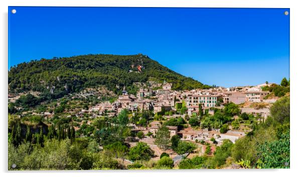 Valldemossa Mallorca spain Acrylic by Alex Winter