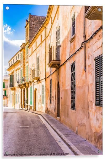 Santanyi on Majorca Acrylic by Alex Winter