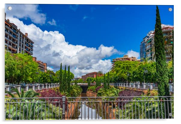 City center of Palma de Majorca Acrylic by Alex Winter